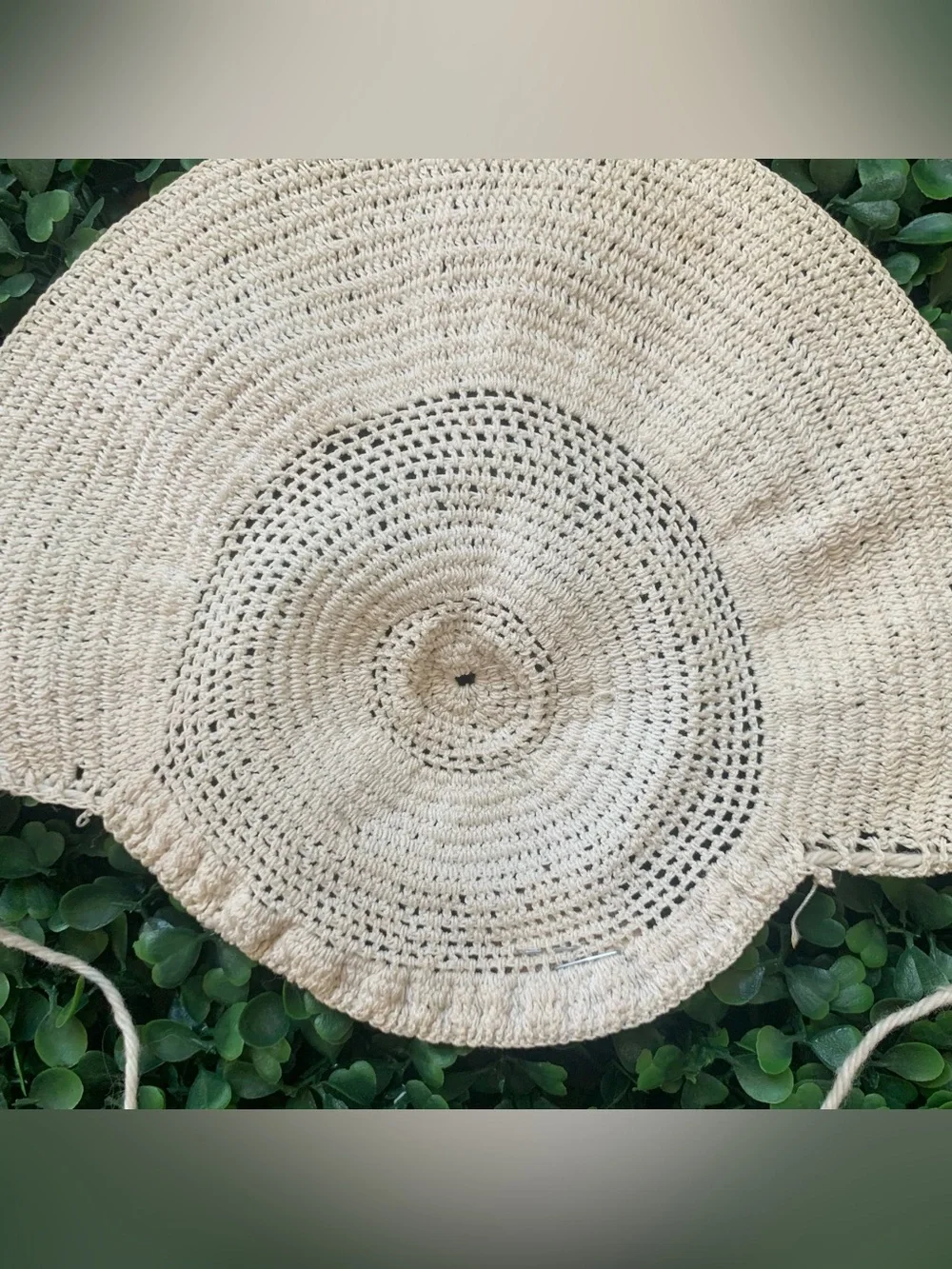 Antique handmade white cream infant baby bonnet bundle of 4